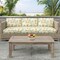 Tropical - Aqua & Teal,Green,Orange & Rust Leaves,Novelty,Tropical & Botanical Upholstery Fabric 54 Inches"